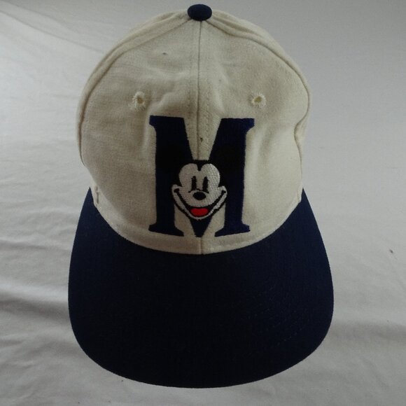 Vintage The Disney Store Mickey Mouse Adjustable Hat Cap - Picture 1 of 11